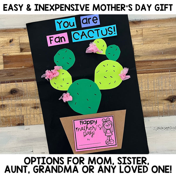 Mother's Day Craft | Cactus Craft