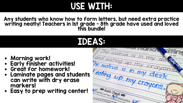 Hysterical Handwriting Worksheets | Guaranteed Giggles