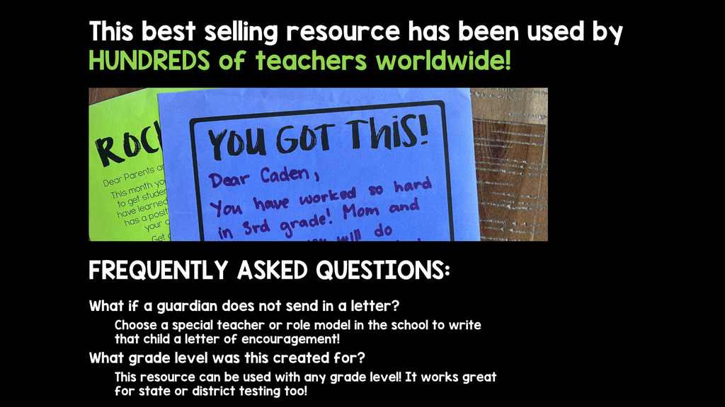 Testing Letter Frame Editable Testing Letter for Parents – The Sprinkle Topped Teacher Shop
