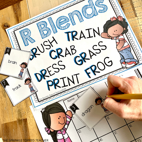 Beginning Blends Word Work Bundle | S Blends L Blends R Blends