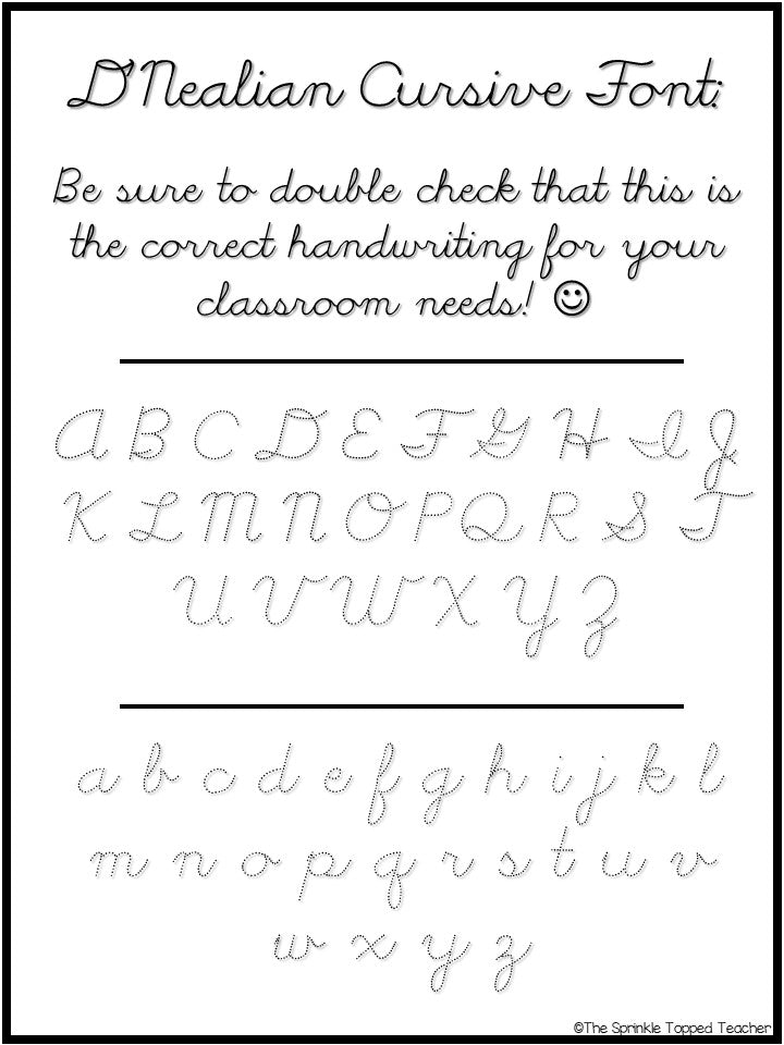 Year Long Handwriting Worksheets for Older Students - D'NEALIAN CURSIV – The Sprinkle Topped Teacher Shop year-long-handwriting-worksheets-for-older-students-d-nealian-cursiv-the-sprinkle-topped-teacher-shop