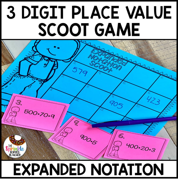 Expanded Notation Game | Task Cards