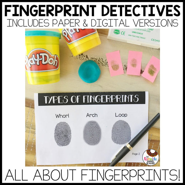 Fingerprint Science Experiment | Forensics | STEM | Scientific Method