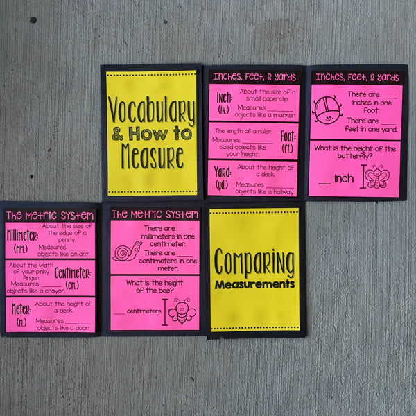 2nd Grade Measurement Activity | Measuring Review