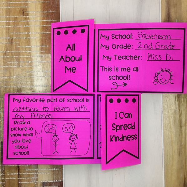 All About Me Printable | Back to School Activity