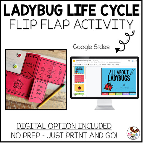 Ladybug Life Cycle Research Project | No Prep Flip Flap
