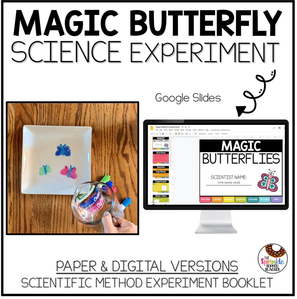 Magic Butterfly Science Experiment - Easy Science Lesson | Scientific Method