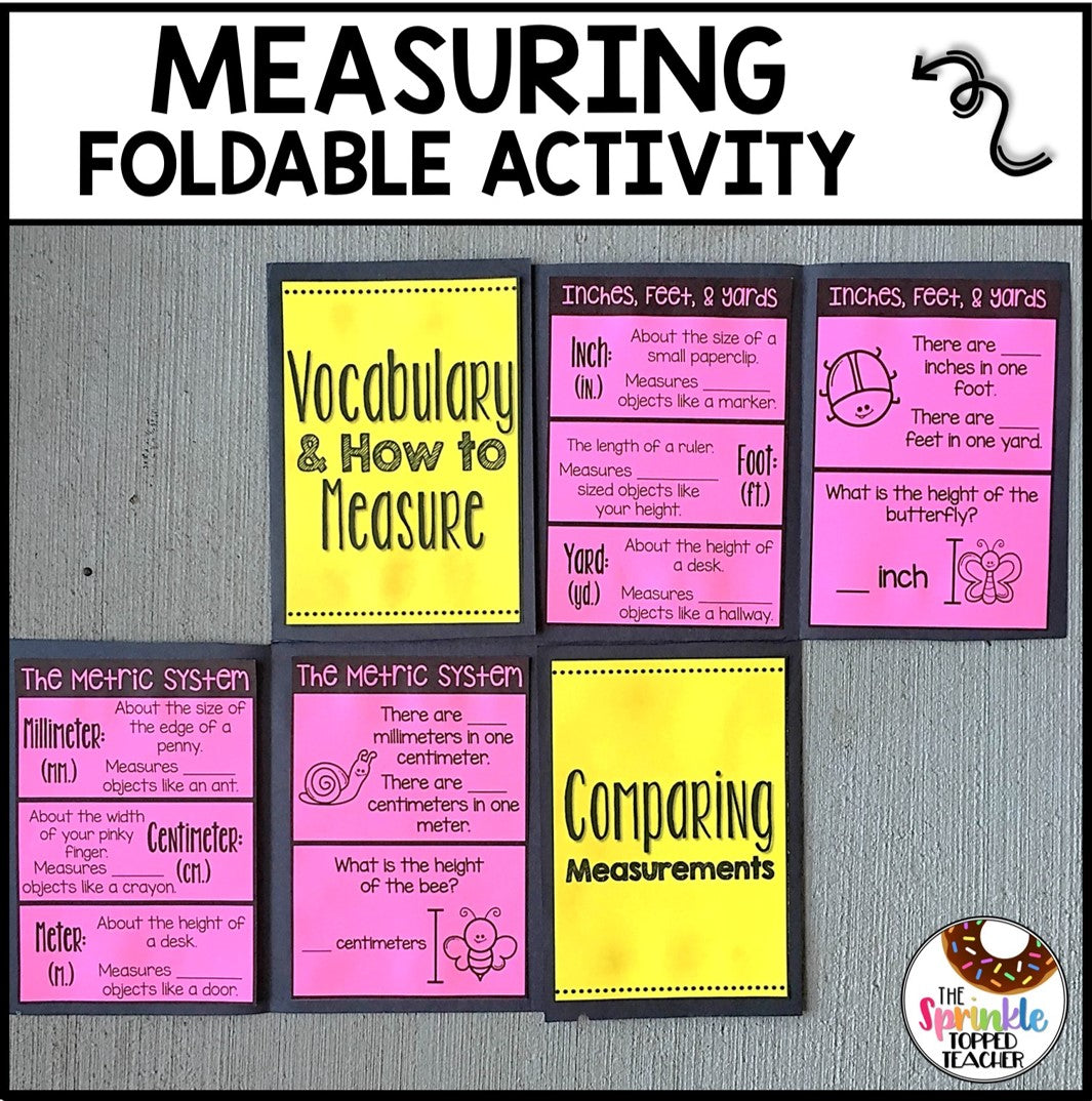 2nd Grade Measurement Activity | Measuring Review