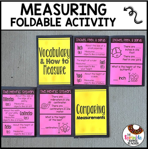 2nd Grade Measurement Activity | Measuring Review