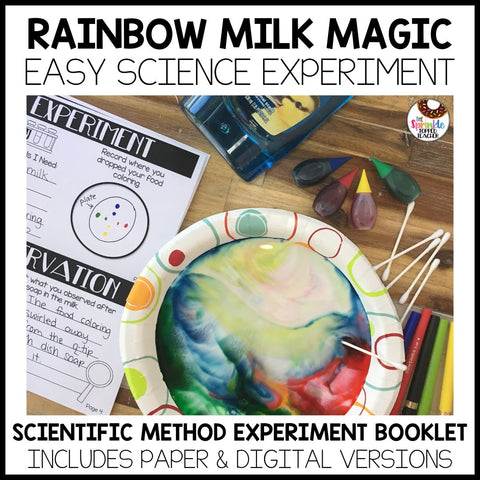 Rainbow Milk Experiment | Scientific Method