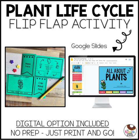 Plant Life Cycle Research Project | No Prep Flip Flap