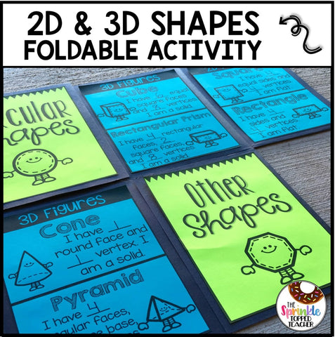2D and 3D Shapes Activity | 2nd Grade Geometry