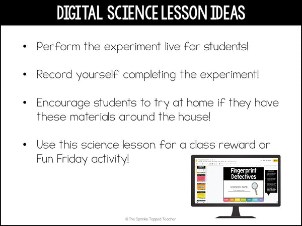 Fingerprint Science Experiment | Forensics | STEM | Scientific Method