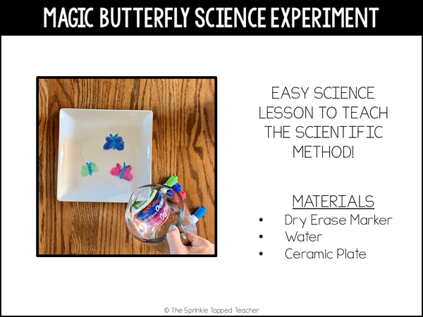 Magic Butterfly Science Experiment - Easy Science Lesson | Scientific Method