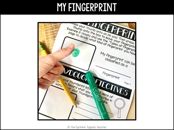 Fingerprint Science Experiment | Forensics | STEM | Scientific Method