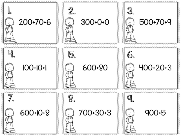 Expanded Notation Game | Task Cards
