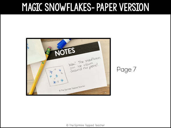 Snowflake Science Experiment - Easy Science Lesson | Scientific Method