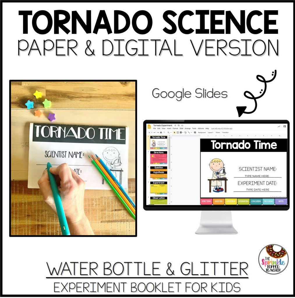 Tornado In a Bottle | Weather Science Experiment | Scientific Method | Digital