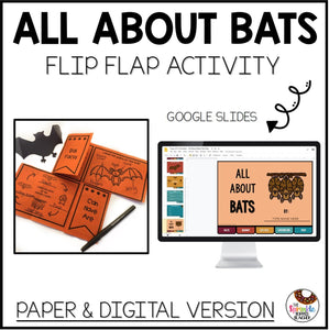 Bat Research Project | No Prep Flip Flap | Digital | Distance Learning